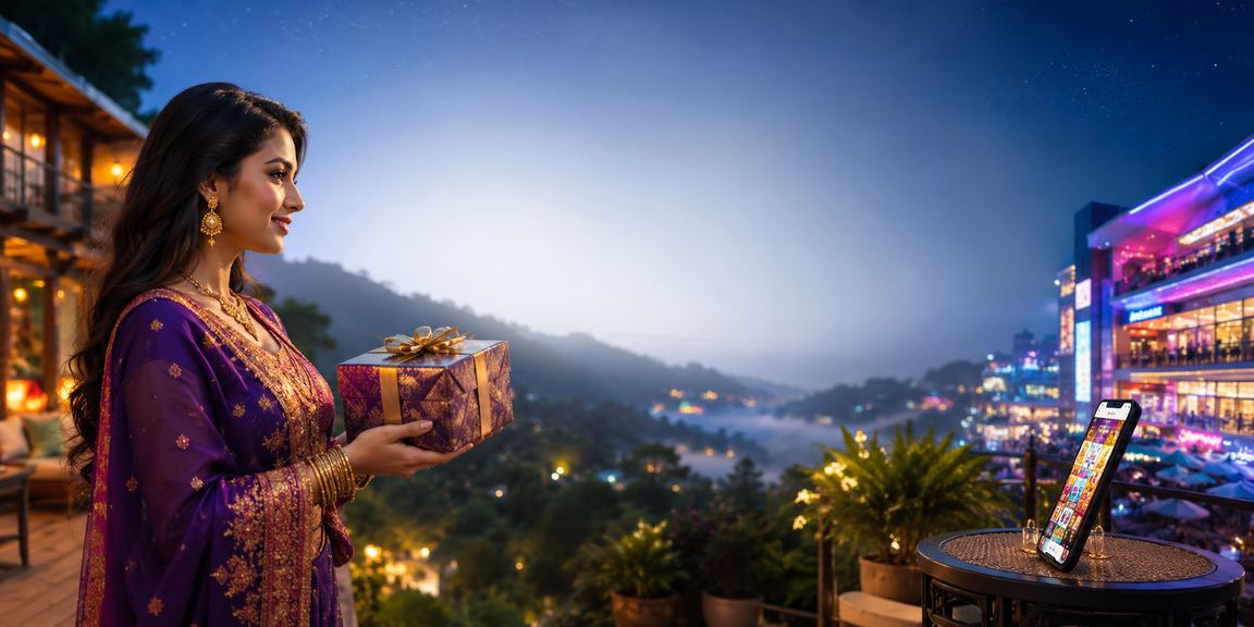 বান্দরবান নিয়ন আলোয় অনলাইন বিনোদন